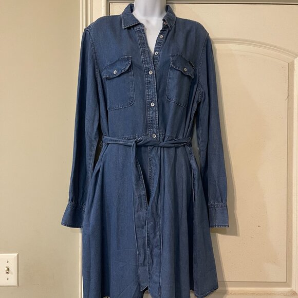 US Polo Assn Ladies Denim dress size XL (never worn) - Picture 6 of 9